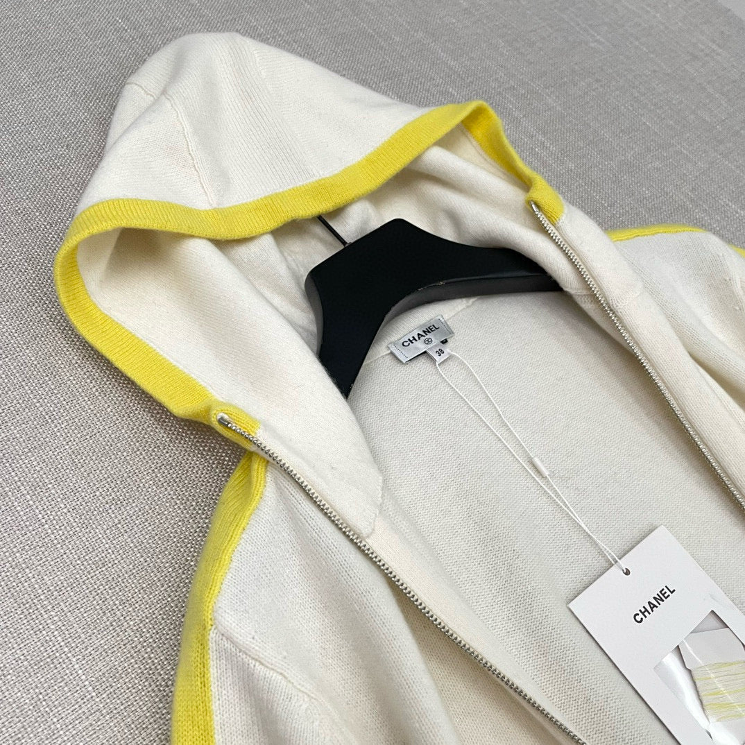Chanel Hoodies- Chanel Zip Hoodie Premium Designer Casual Hoodie