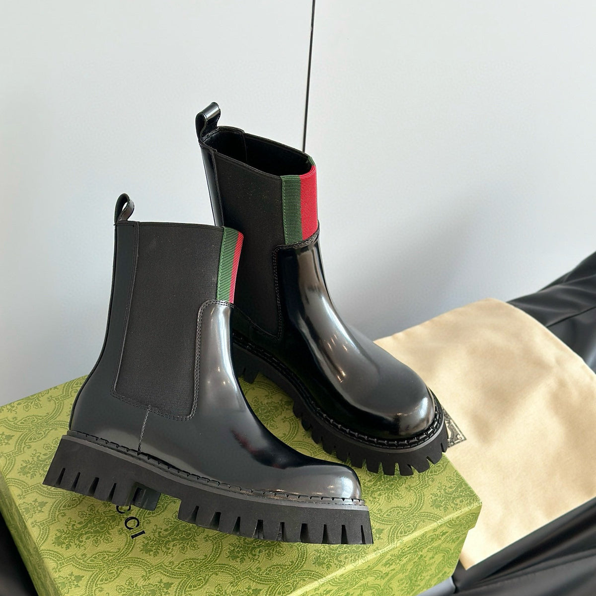 Gucci Shoes- Gucci Boots Premium Designer Casual Shoes