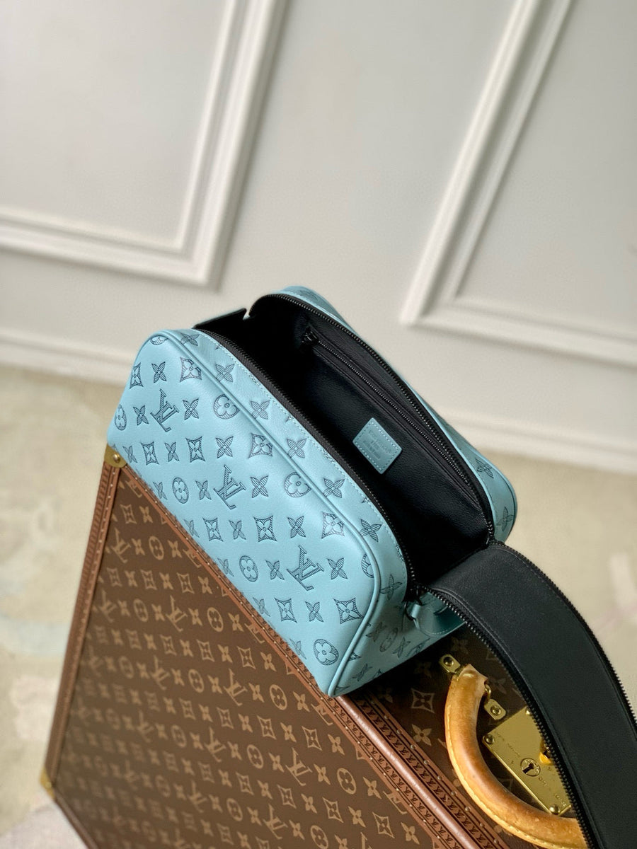 Louis Vuitton Bags- Louis Vuitton Lou Dopp Kit Toiletry Bag Elegant Everyday Designer Handbag