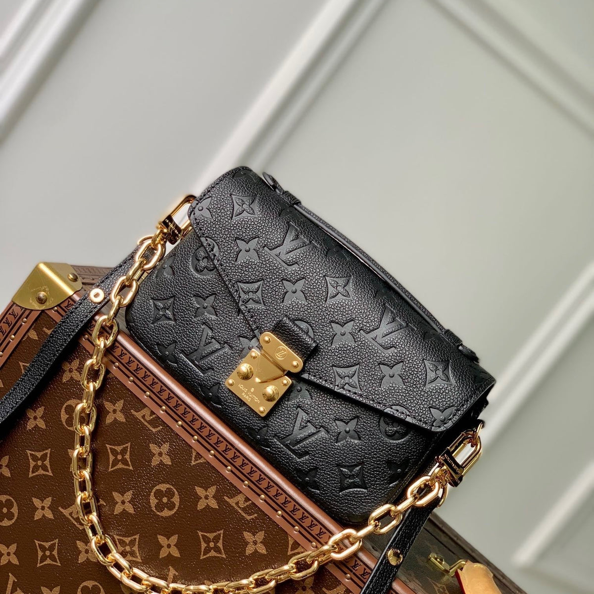 Louis Vuitton Bags- Louis Vuitton Lou Pochette Metis East West Bag Luxury Designer Leather Handbag