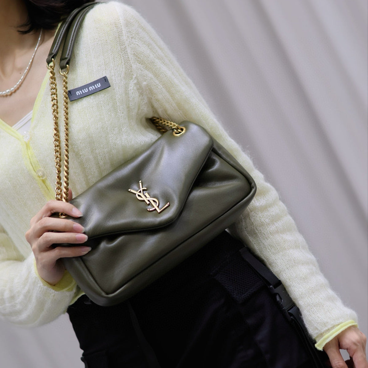 Saint Laurent Bags- Saint Laurent Calypso Medium Bag Premium Designer Shoulder Bag