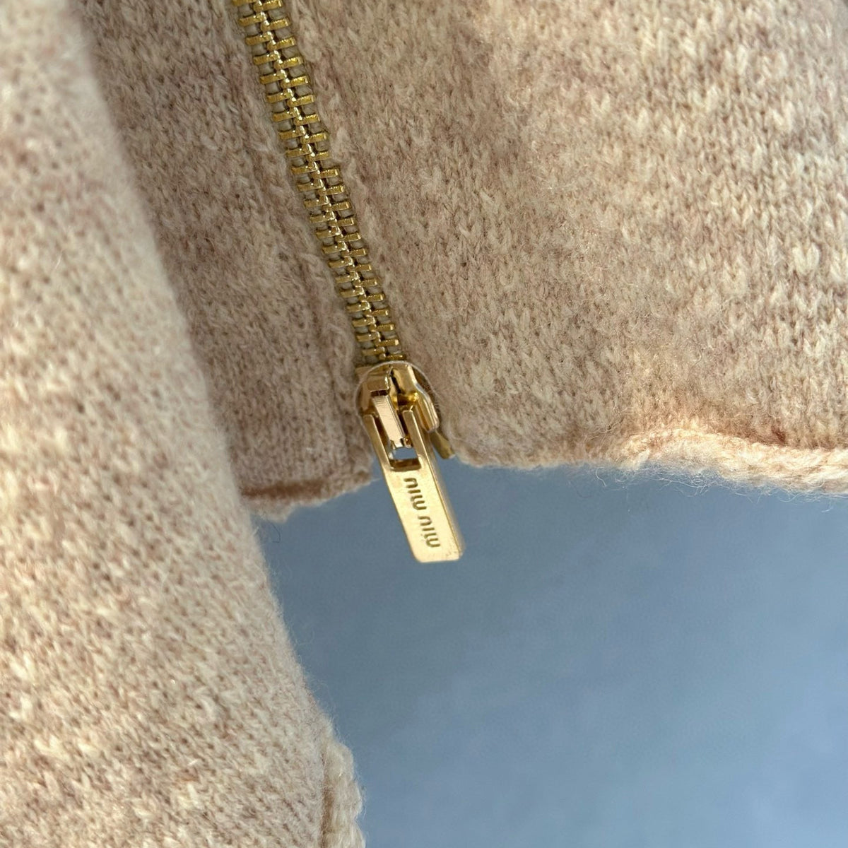 Hoodies- Miu M Zip Hoodie Premium Designer Casual Hoodie