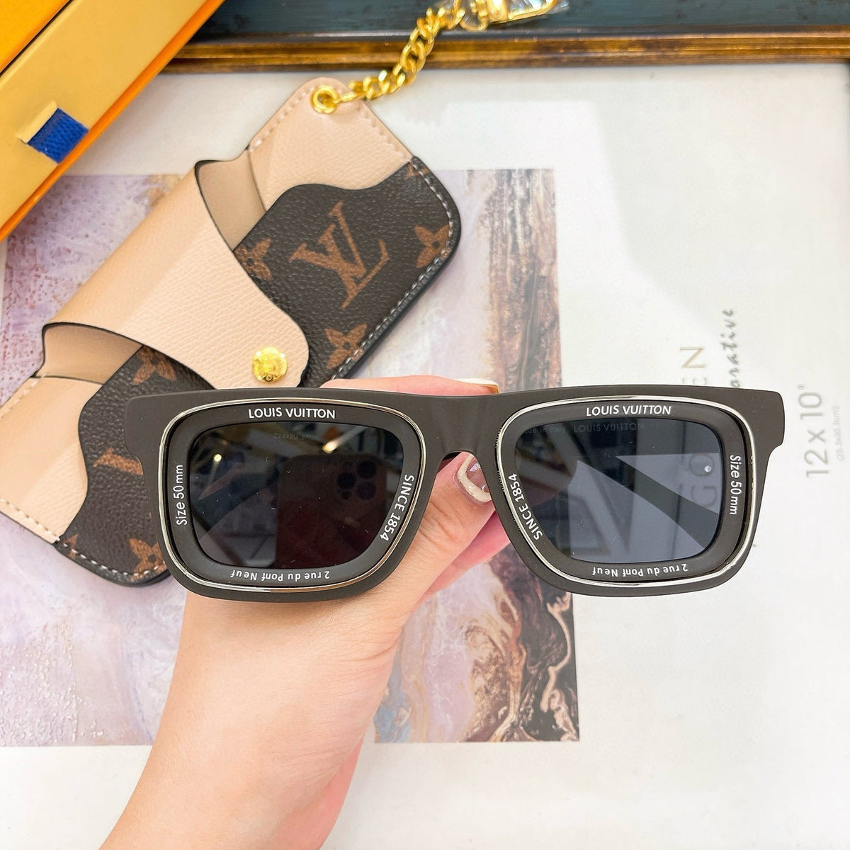 Louis Vuitton Sunglasses- Louis Vuitton Lou Sunglasses Luxury Designer UV Sunglasses