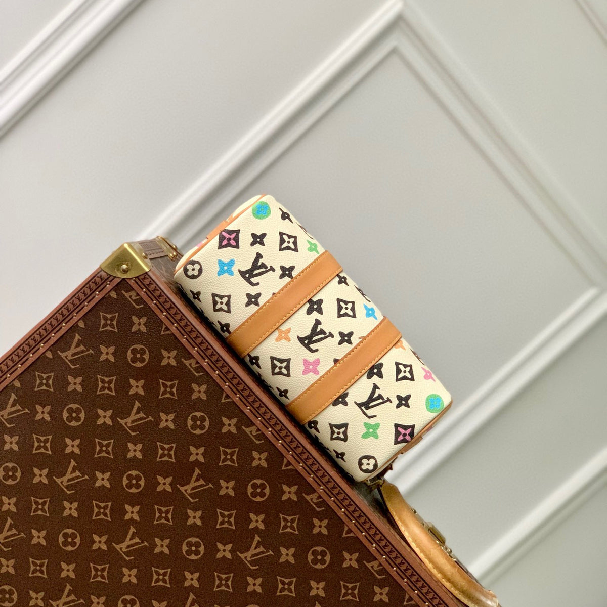 Louis Vuitton Bags- Louis Vuitton Lou Keepall 25 Bag Premium Designer Shoulder Bag