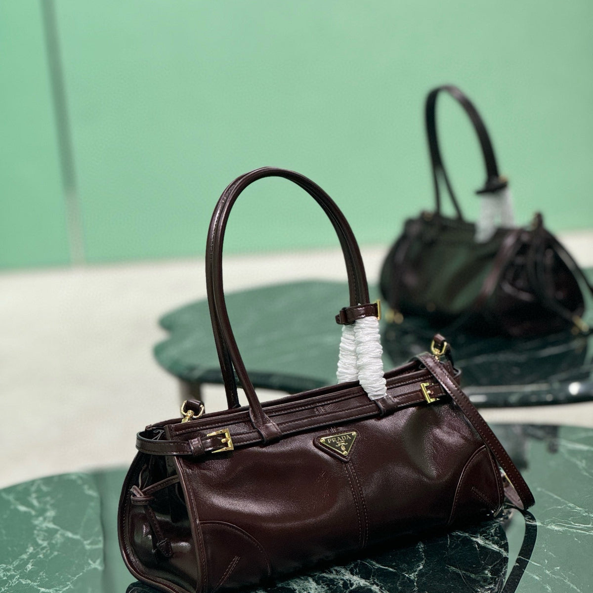 Bags- Pd Medium Leather Handbag Premium Designer Shoulder Bag