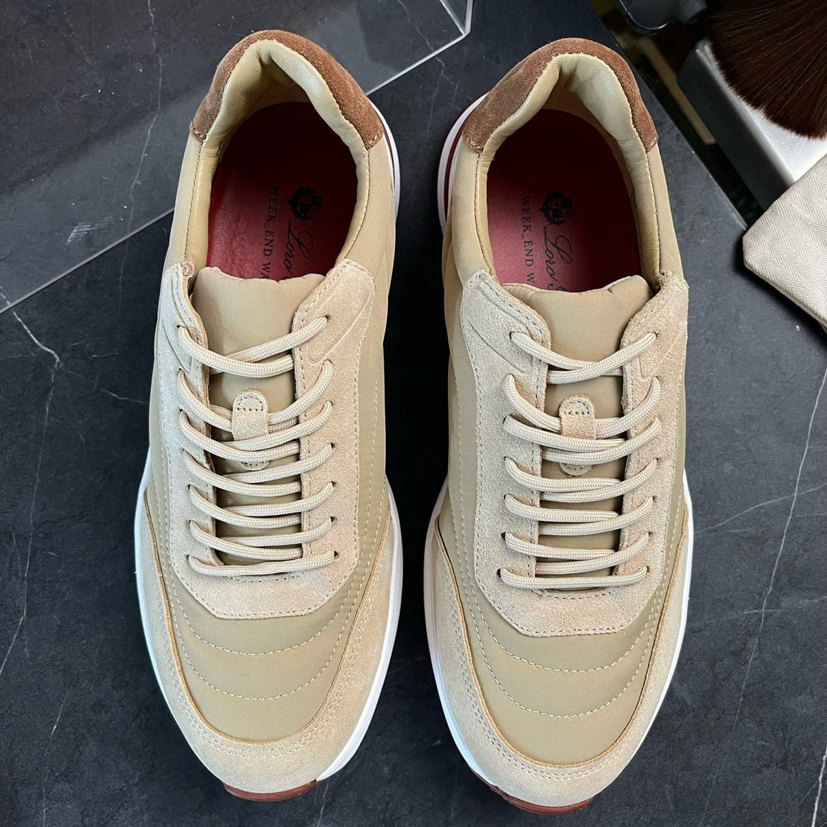 Shoes- Loro P Weekend Walk Trainers Luxury Lifestyle Designer Footwear