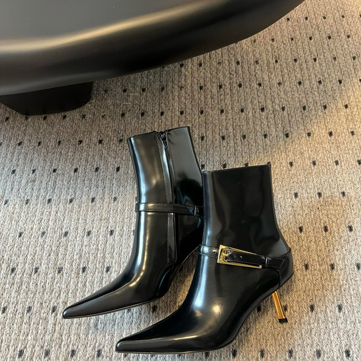 Saint Laurent Shoes- Saint Laurent Heeled Boots Luxury Lifestyle Designer Footwear