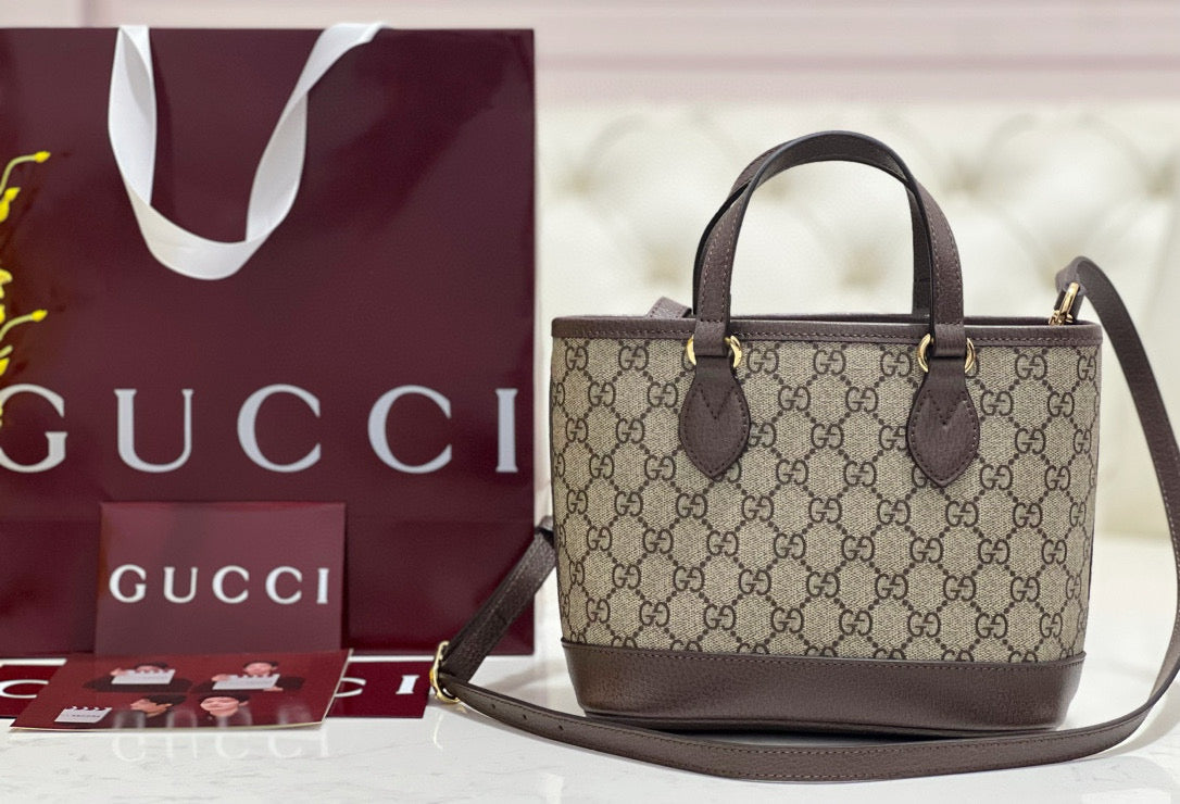 Gucci Bags- Gucci Ophidia Mini Tote Bag Elegant Everyday Designer Handbag