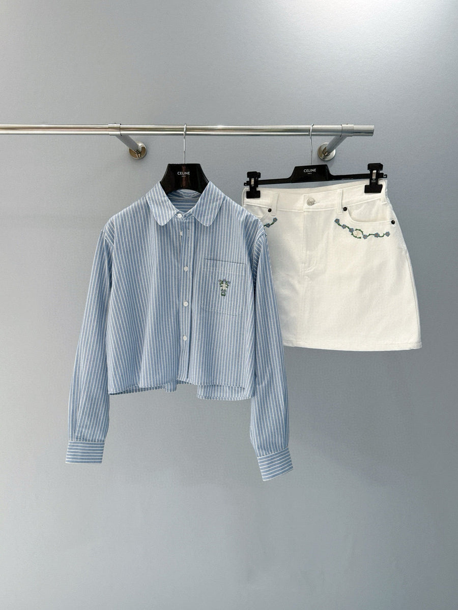Tops- Cel Shirt Elegant Everyday Designer Top