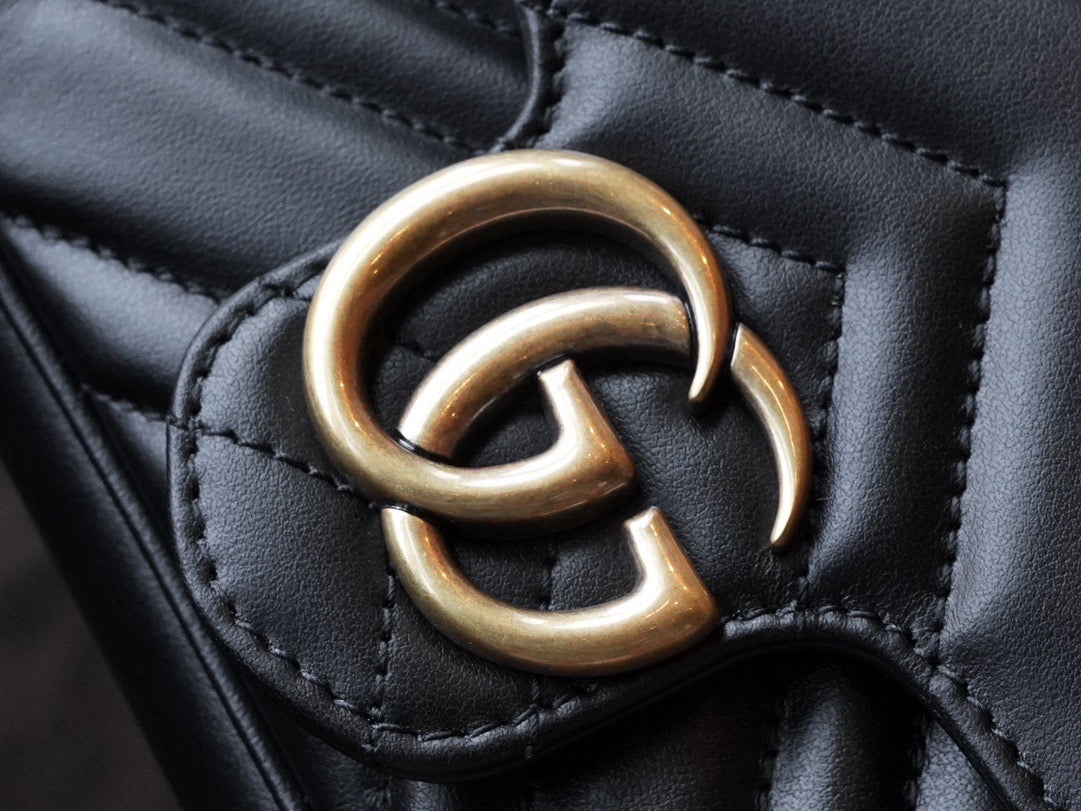 Gucci Bags- Gucci Marmont Mini Bag Luxury Designer Leather Handbag