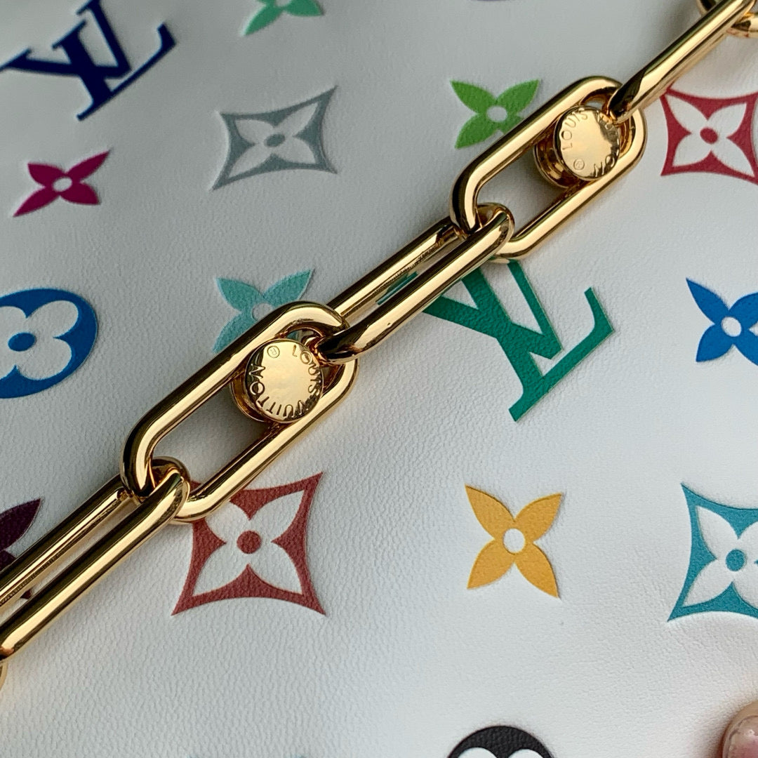 Louis Vuitton Bags- Louis Vuitton Lou x Murakami Coussin Pm Bag Luxury Designer Leather Handbag