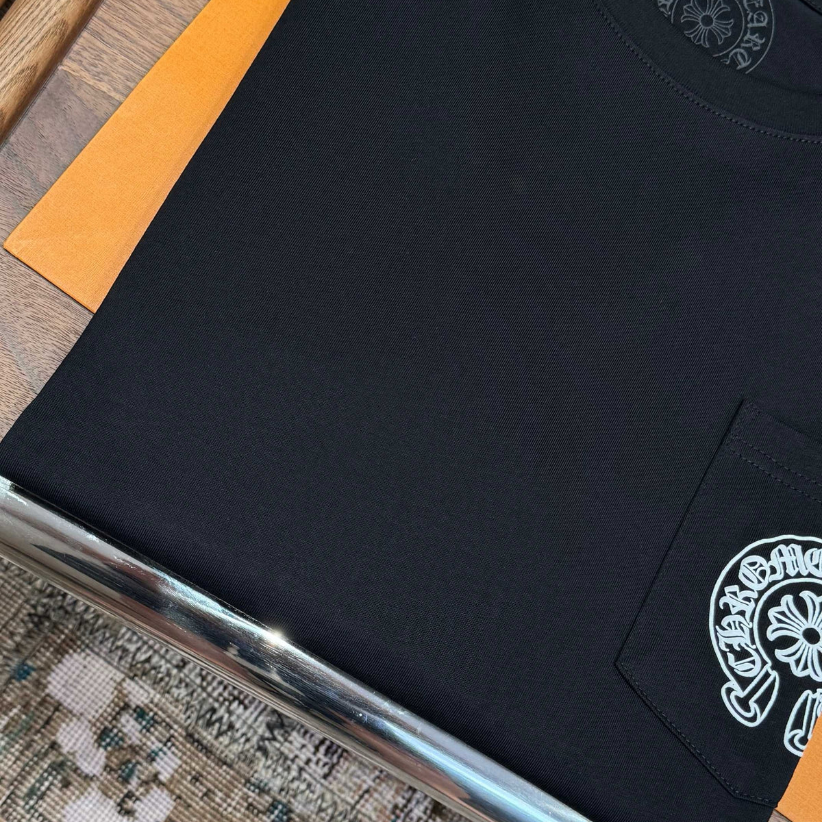 T-Shirts- Chrome H T-shirt Premium Designer Cotton T-Shirt