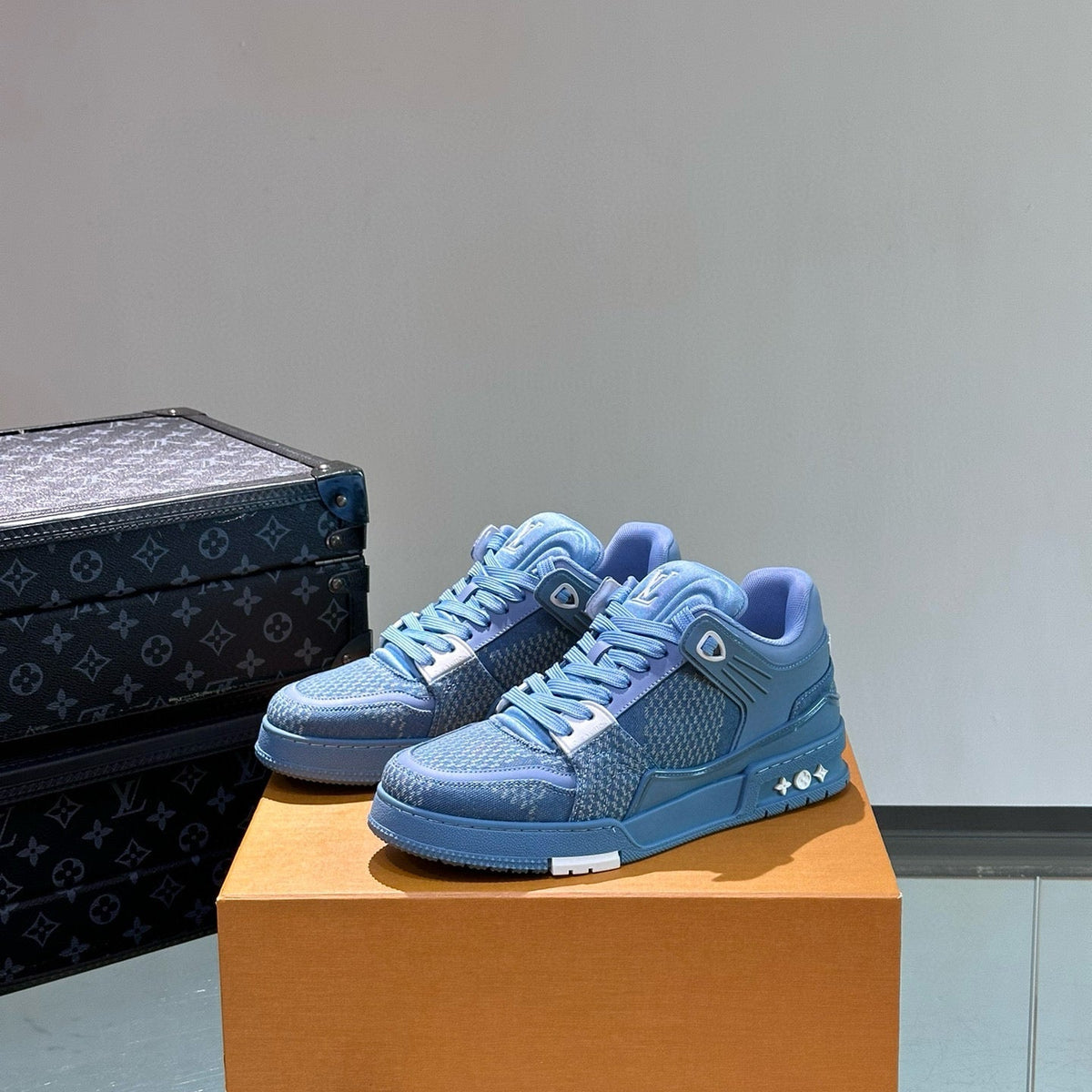 Louis Vuitton Shoes- Louis Vuitton Lou Trainers Premium Designer Casual Shoes