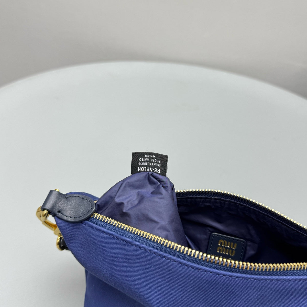 Bags- Miu M Gabardine Pouch Premium Designer Shoulder Bag