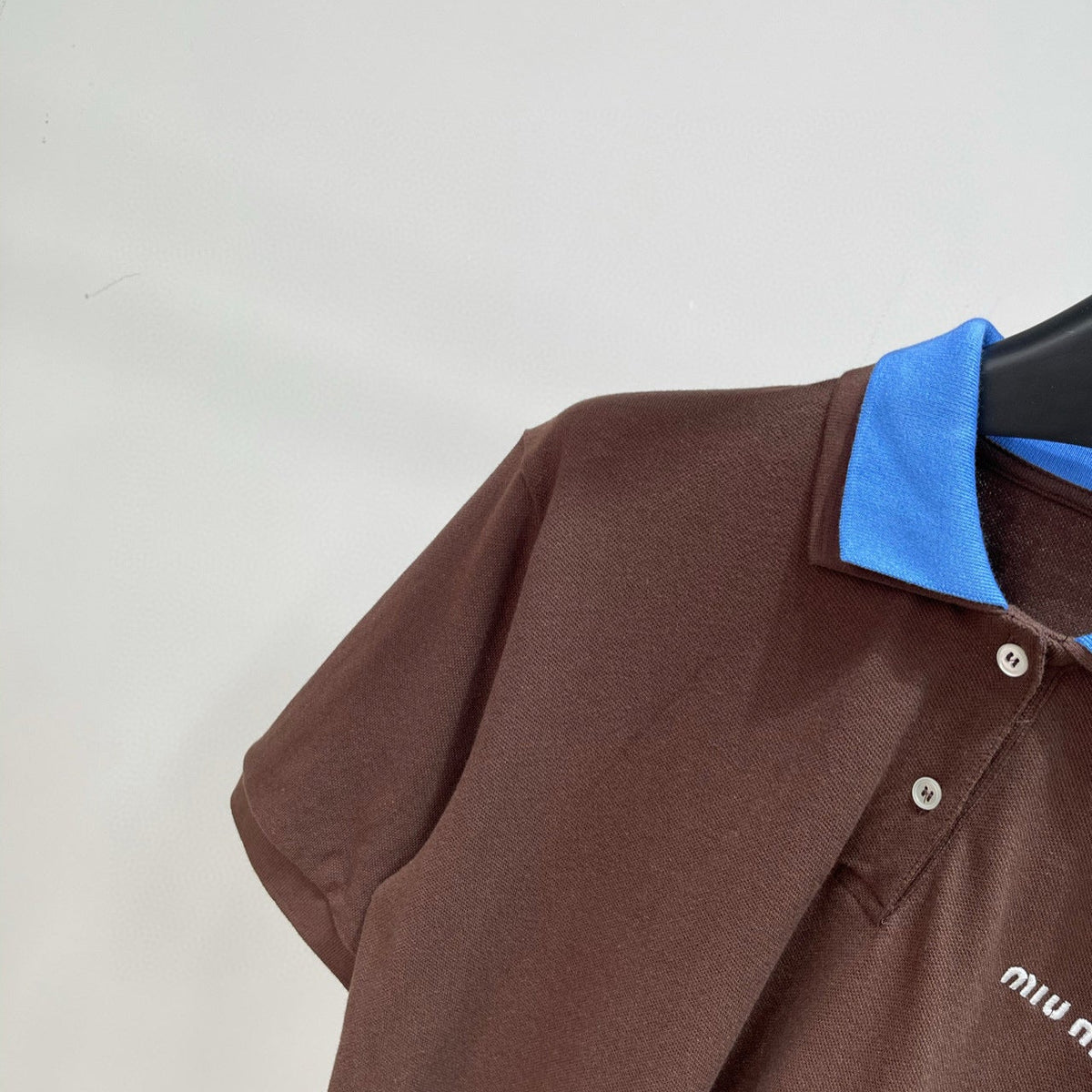Polo Shirts- Miu M Polo Classic Designer Cotton Polo Shirt