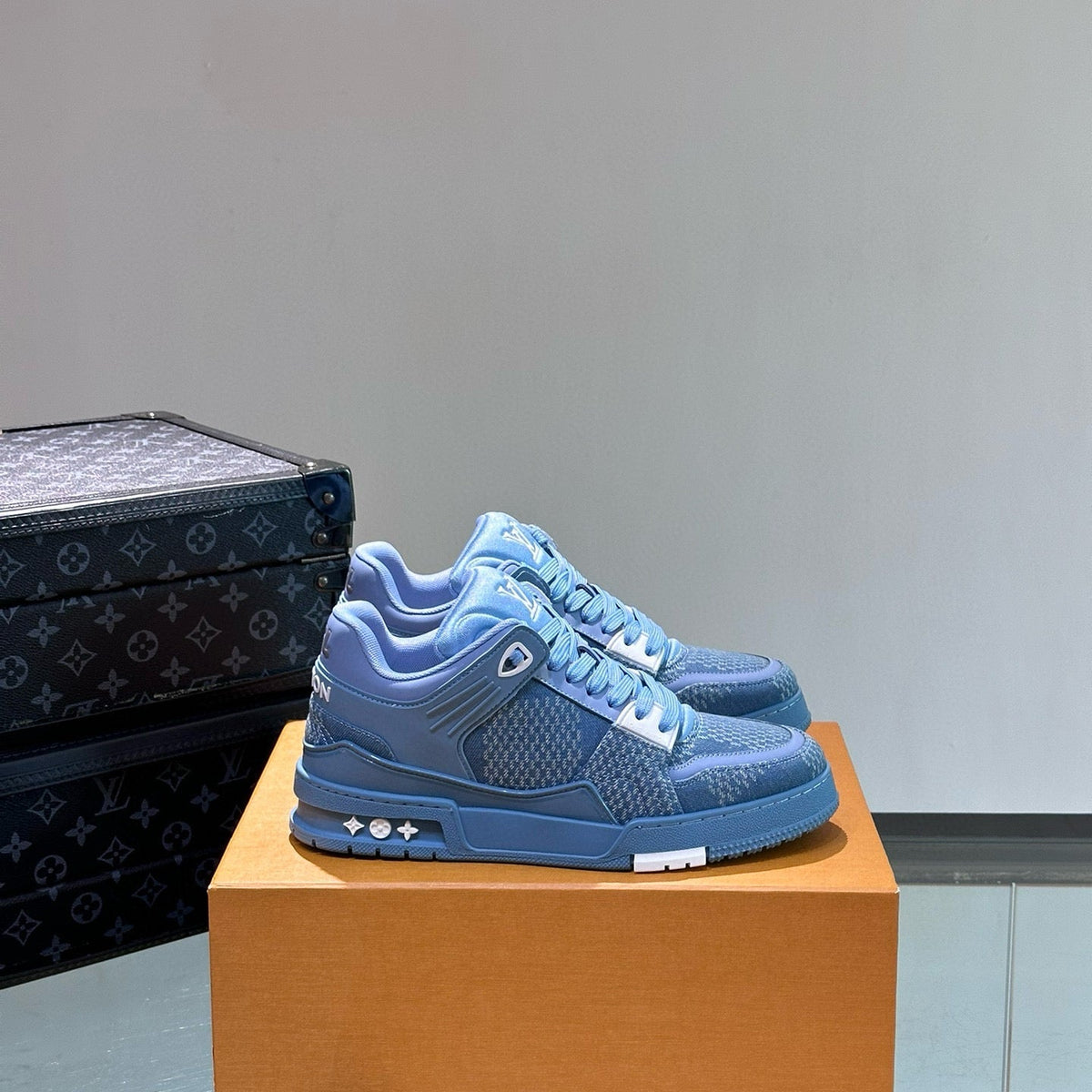 Louis Vuitton Shoes- Louis Vuitton Lou Trainers Premium Designer Casual Shoes