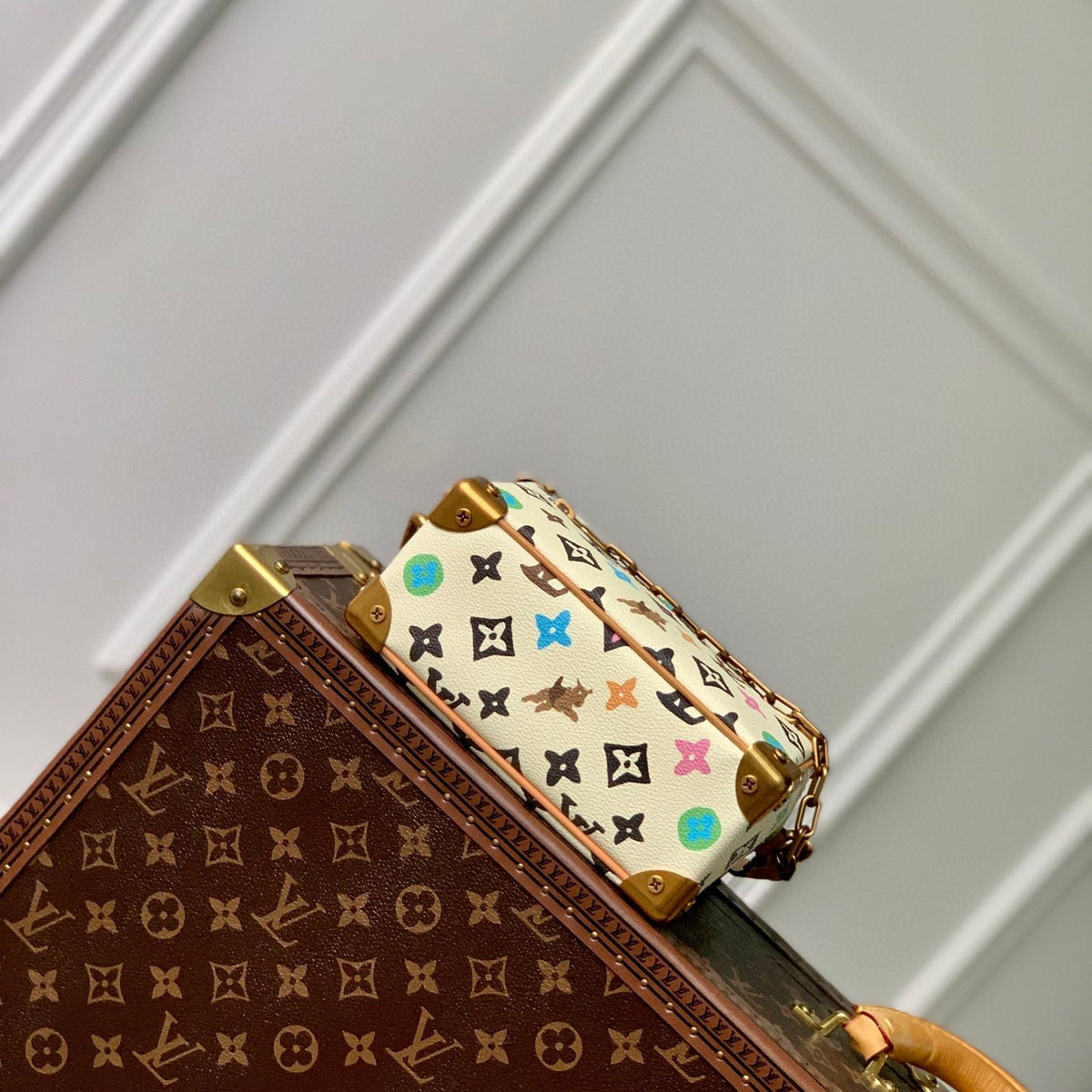 Louis Vuitton Bags- Louis Vuitton Lou Mini Soft Trunk Bag Premium Designer Shoulder Bag