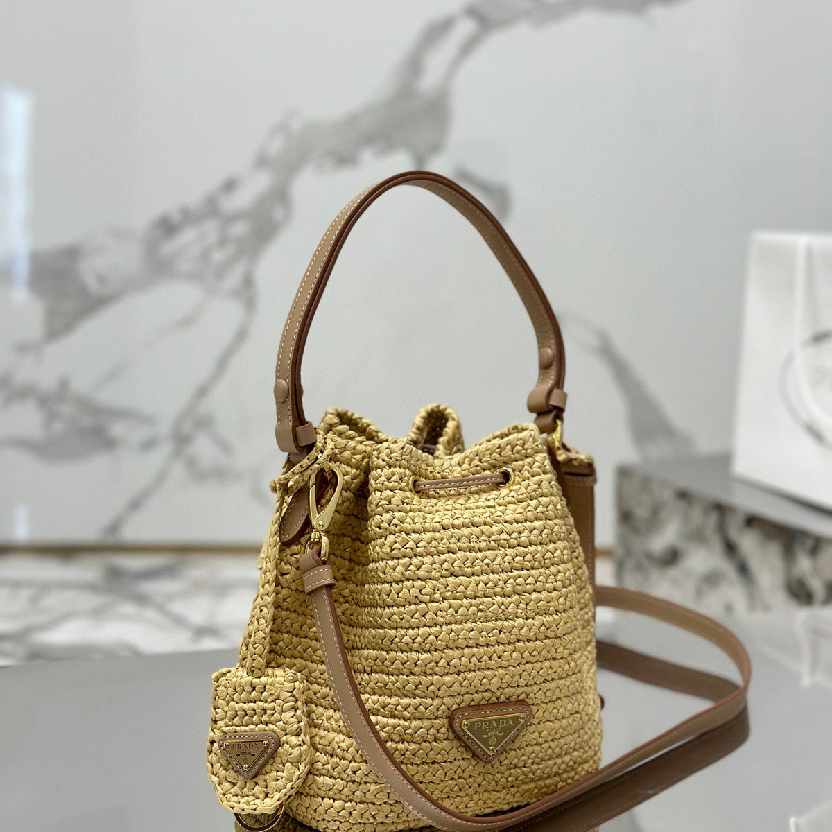 Bags- Pd Crochet Mini Bucket Bag Elegant Everyday Designer Handbag