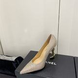 Saint Laurent shoes front view designer style