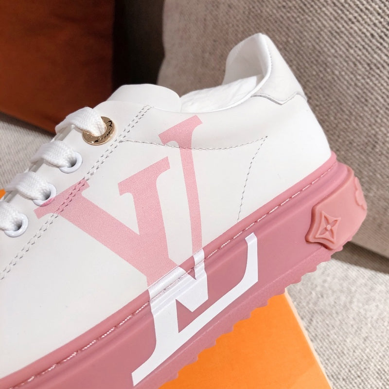 Louis Vuitton luxury shoes detail shot
