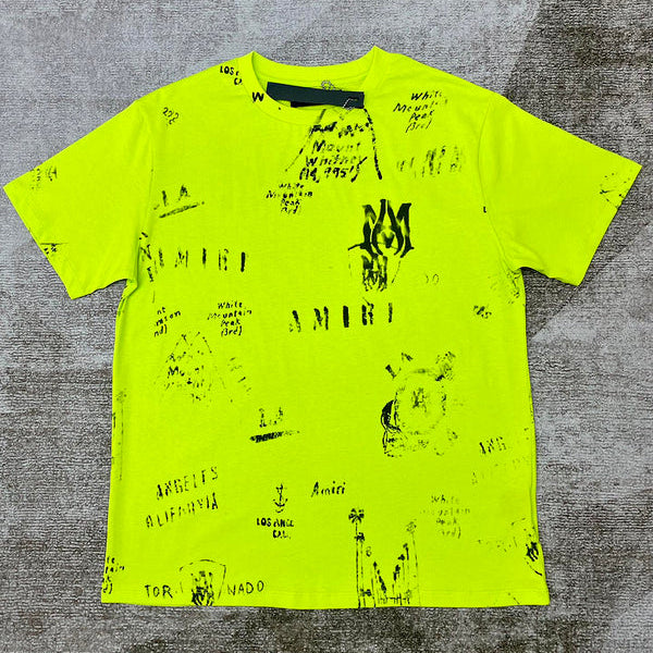 Amiri t-shirt front view designer style
