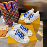 Louis Vuitton luxury shoes detail shot