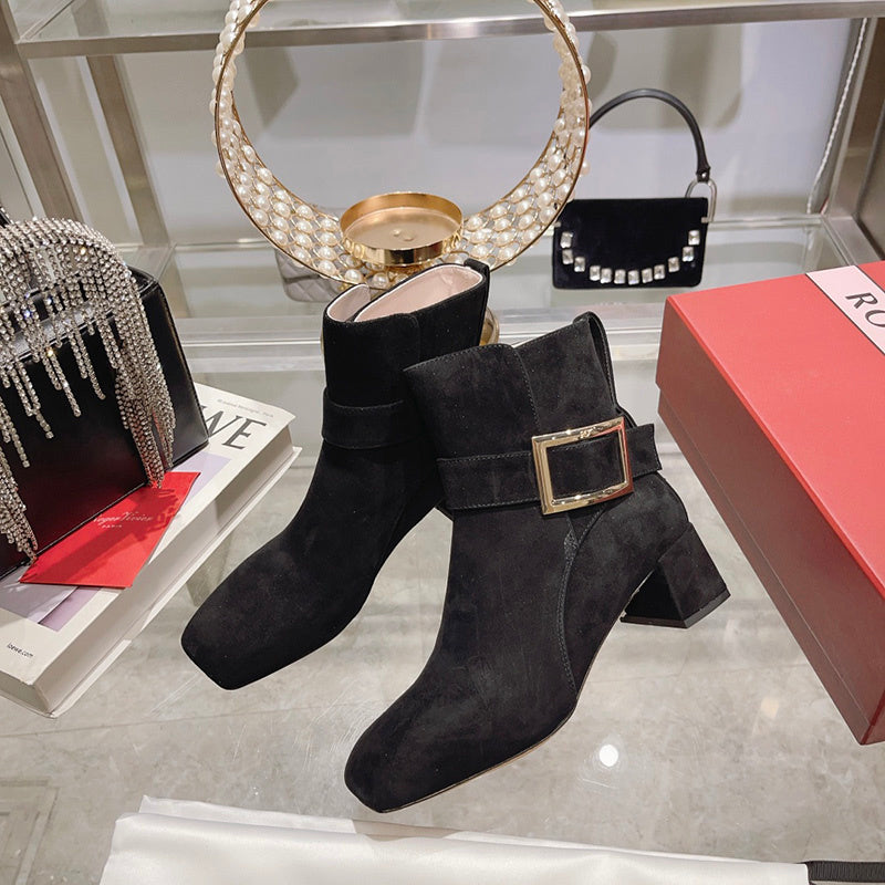 Close-up detail view of Roger Vivier luxury piece style No.110
