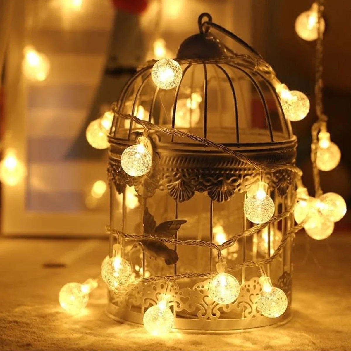 21Ft 30 LED Solar Fairy String Lights