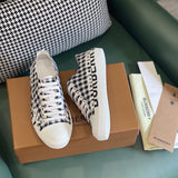 Burberry shoes Style 181 - close-up of bold signature style