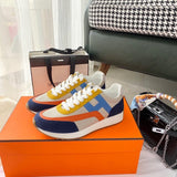 Hermès Beige Loafer Flats - Front View