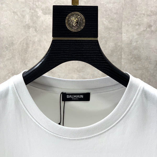 Close-up of Balmain designer clothing craftsmanship