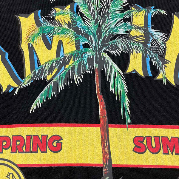 Close-up of Amiri hoodie craftsmanship