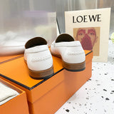 Hermès Beige Espadrille Wedge Sandals - Close-Up Texture View