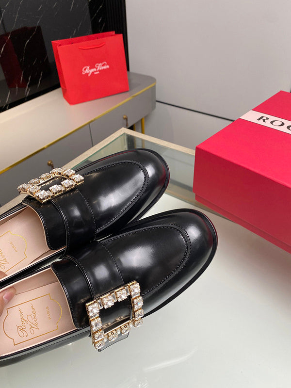 Close-up of Roger Vivier shoes craftsmanship