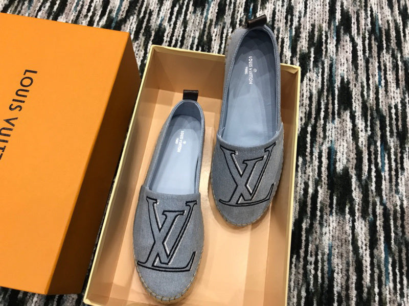 Louis Vuitton luxury shoes detail shot