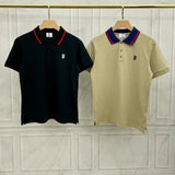 Close-up of Burberry t-shirt craftsmanship