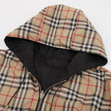 Close-up of Burberry designer clothing craftsmanship