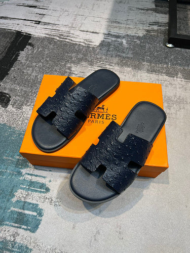 Hermes shoes Style 025 - texture and material detail