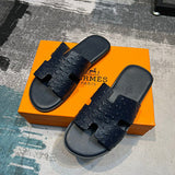 Hermes shoes Style 025 - texture and material detail