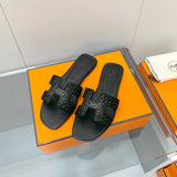 Hermes sandals Style 188 - close-up of elevated everyday design