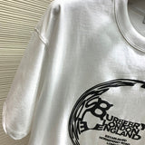 Burberry luxury t-shirt detail shot