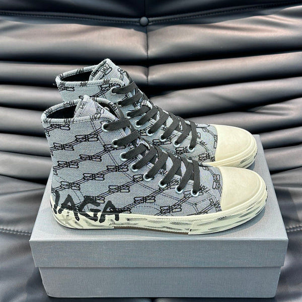 Balenciaga shoes Style 079 - front view, premium leather craftsmanship