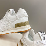 Miu Miu luxury shoes detail shot