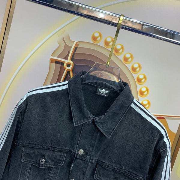 Close-up of Balenciaga designer clothing craftsmanship