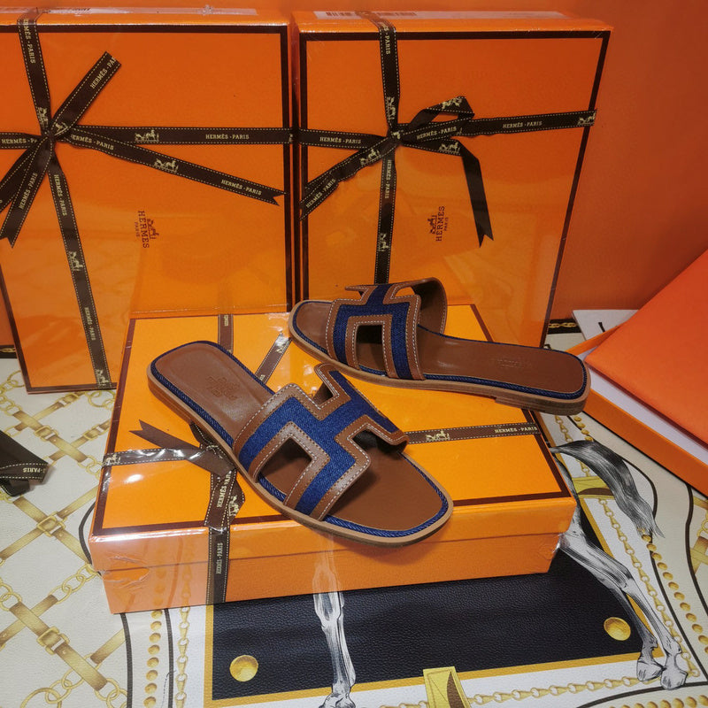 Hermes sandals Style 047 - styled lifestyle view