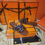 Hermes sandals Style 047 - styled lifestyle view