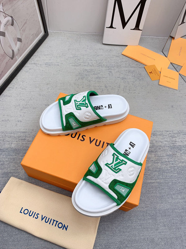Louis Vuitton shoes Style 363 - front view, iconic logo design