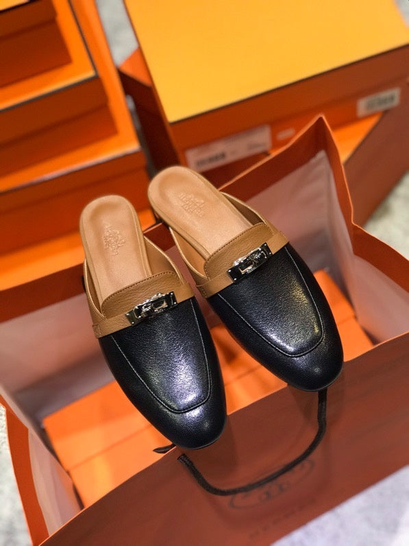 Hermès White Chunky Platform Sneakers - Toe Detail View