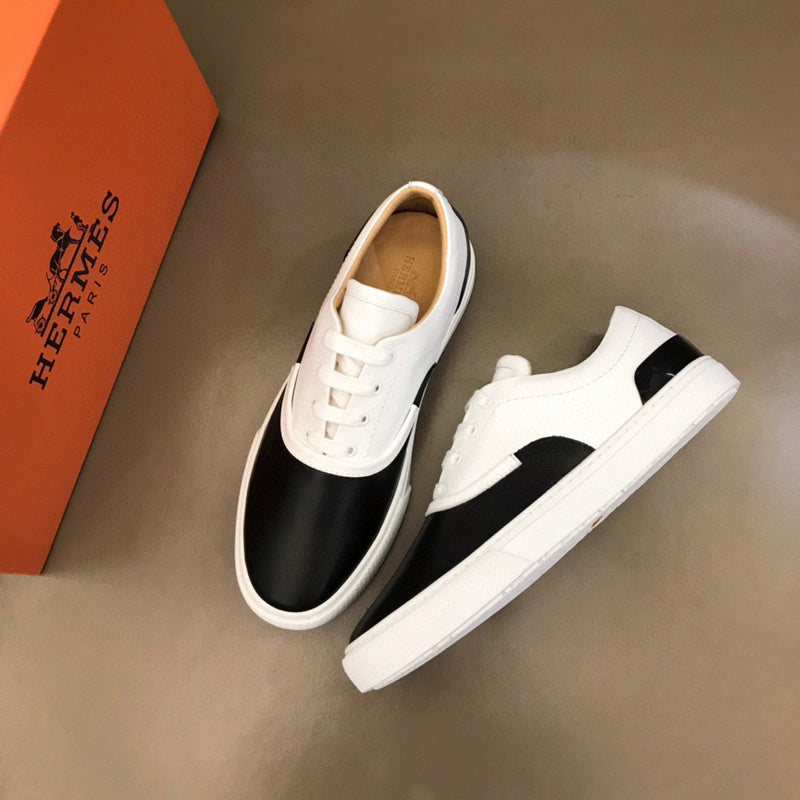 Hermès Beige High-Top Sneakers - Back View