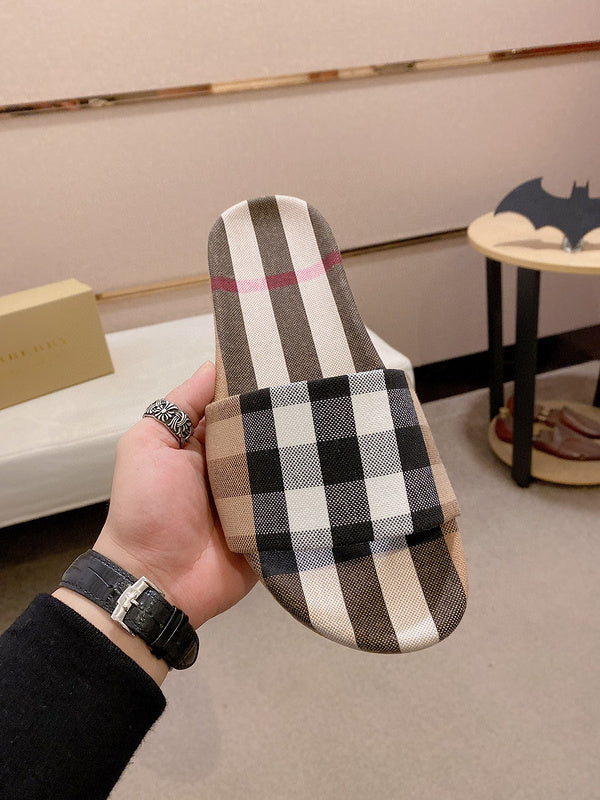 Burberry Black Block Heel Pumps - Angled View
